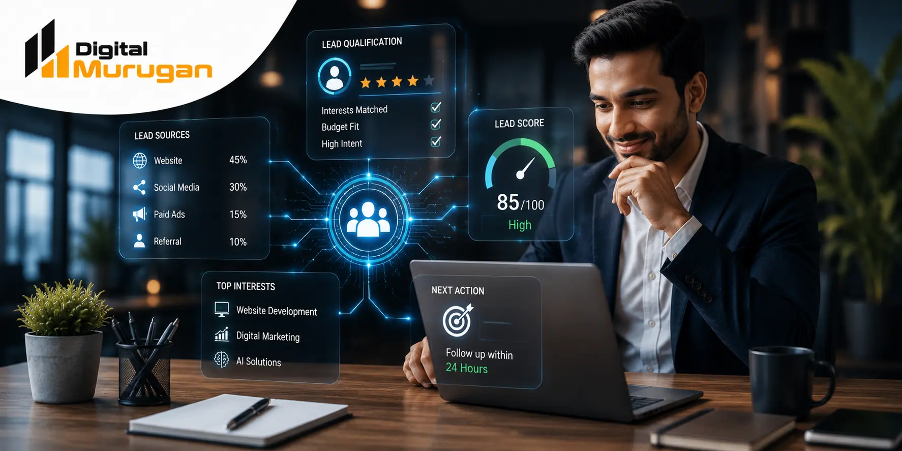 AI helping businesses qualify leads and improve lead generation