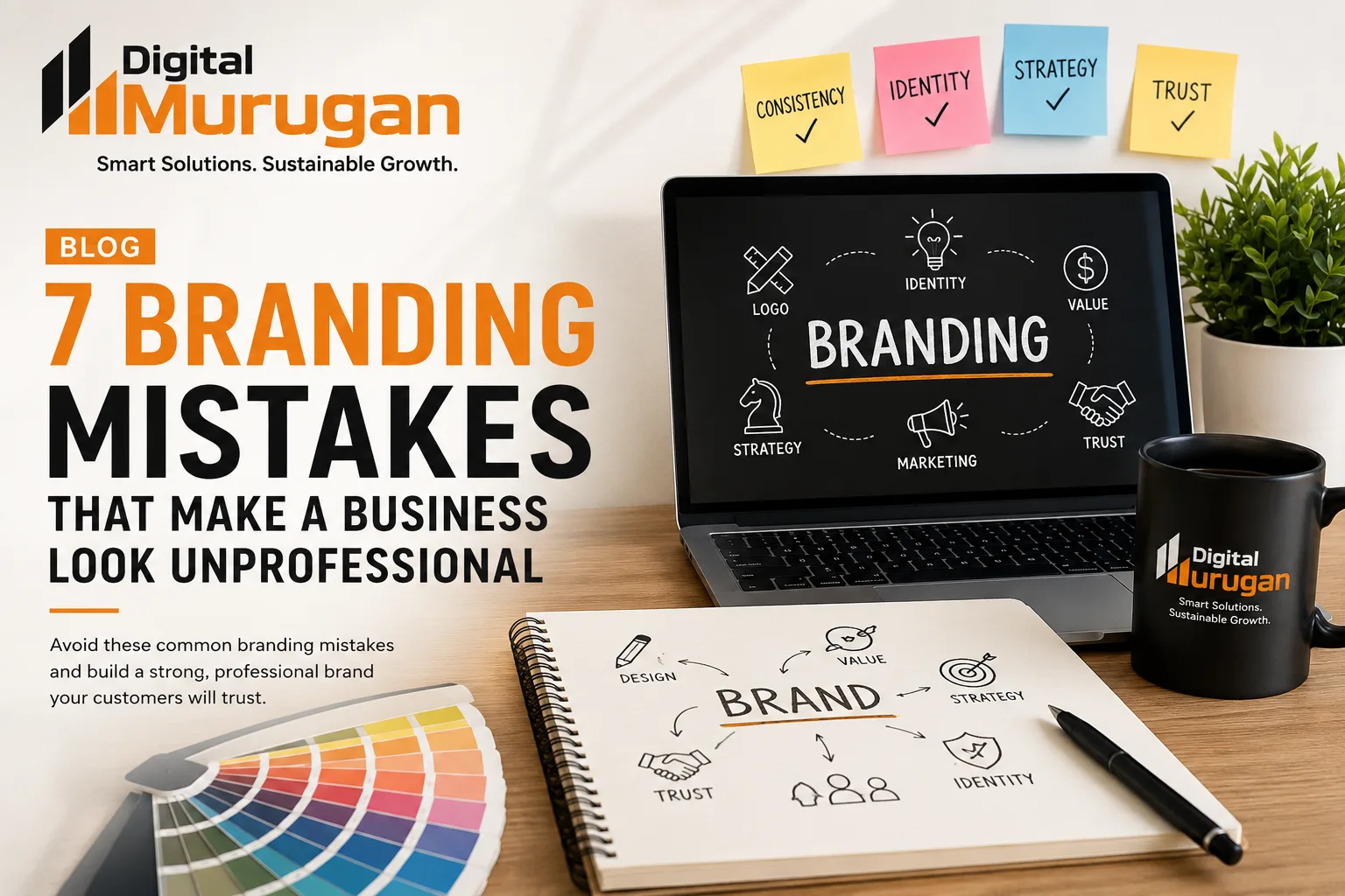 7 branding mistakes that make a business look unprofessional