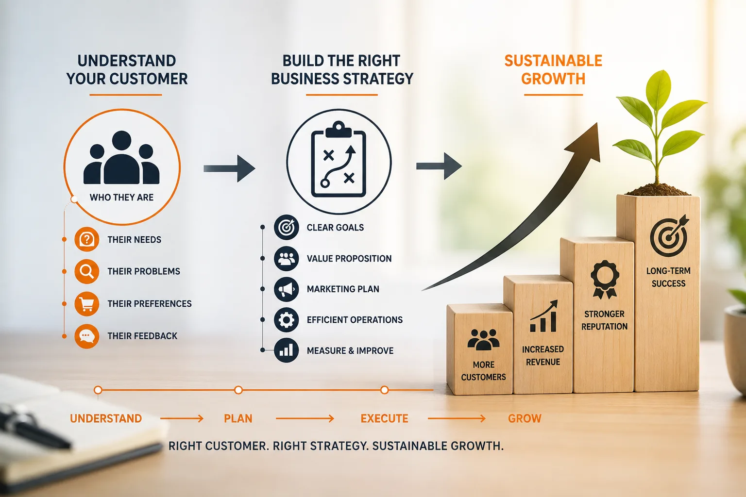 Understanding customers and building a business strategy for sustainable growth