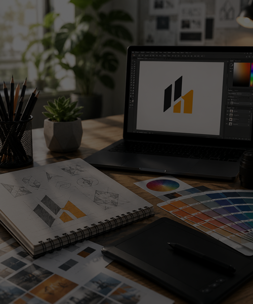 Professional graphic design strengthening brand identity and business communication