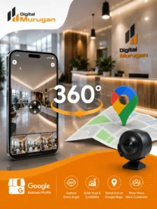 Google 360° virtual tour of a business interior