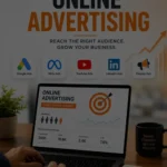 Online advertising campaign helping a business reach its target audience