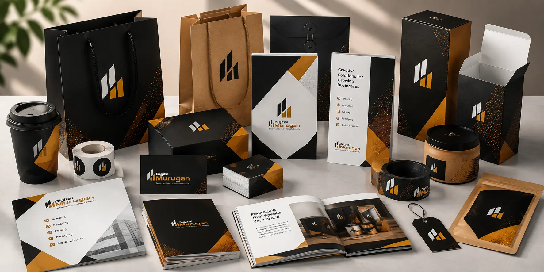 Different types of printing and packaging materials for businesses
