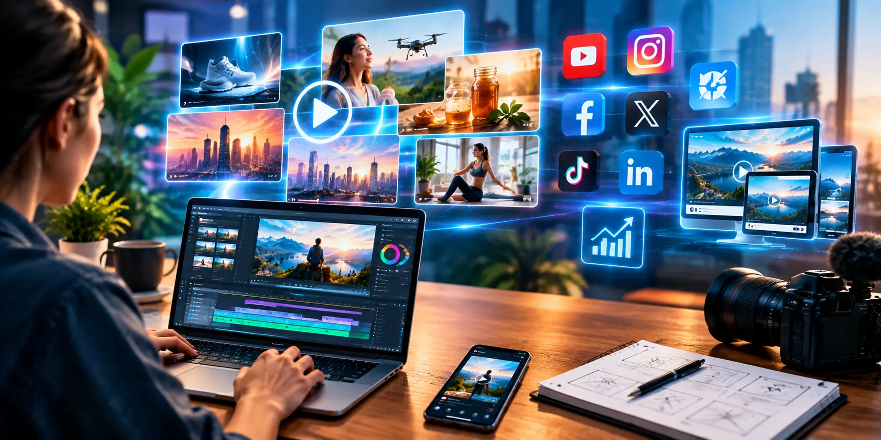 AI video marketing campaign for modern businesses