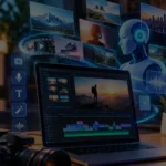 AI-powered video production and editing workspace