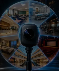 Google 360° virtual tour showcasing schools, hospitals, gyms, hotels, theatres and shopping malls