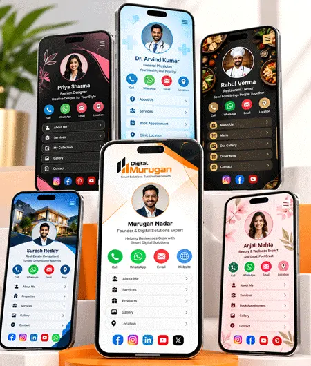 Digital Business Card templates by Digital Murugan