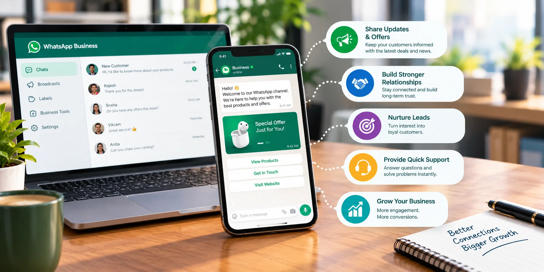 WhatsApp marketing strategy for customer communication and business growth