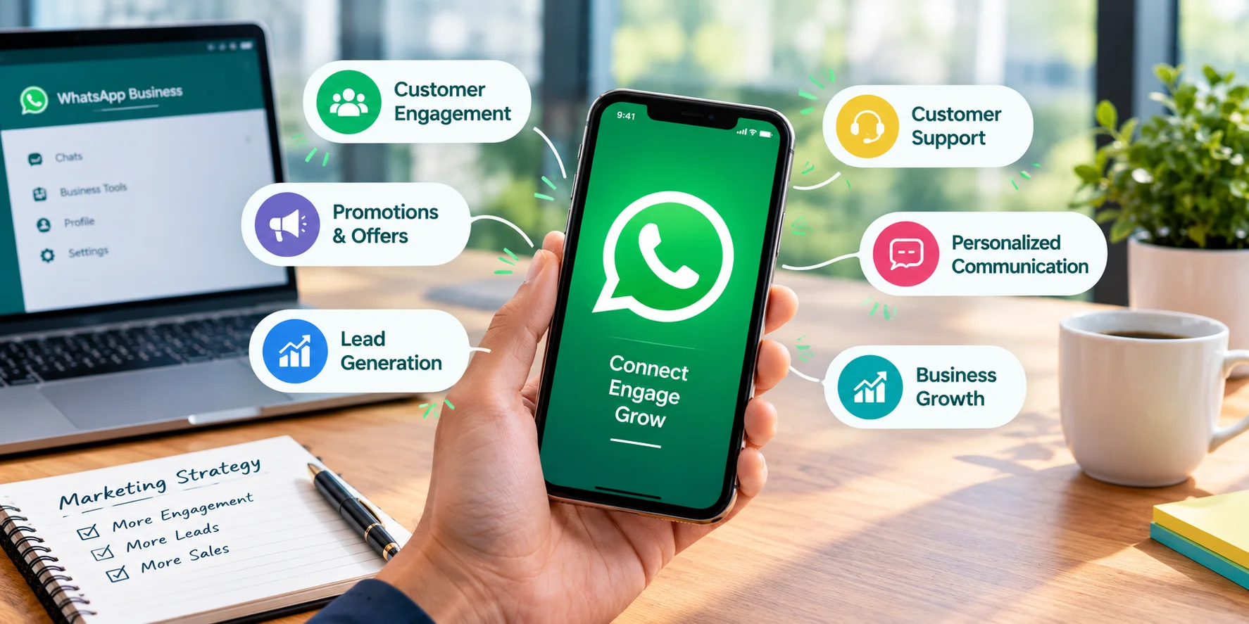 WhatsApp marketing strategies for customer engagement and business growth